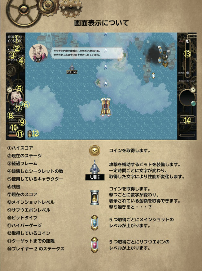 バウンティシスターズ・操作マニュアル